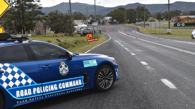 Stanthorpe police have increased their border patrol efforts at Turners Creek and Ballandean in a bid to enforce Queensland border restrictions. Photo: Saavanah Bourke