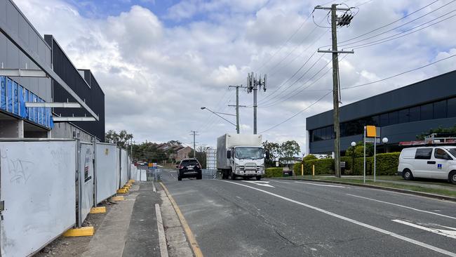 The section of Swann Rd that will be partly closed.