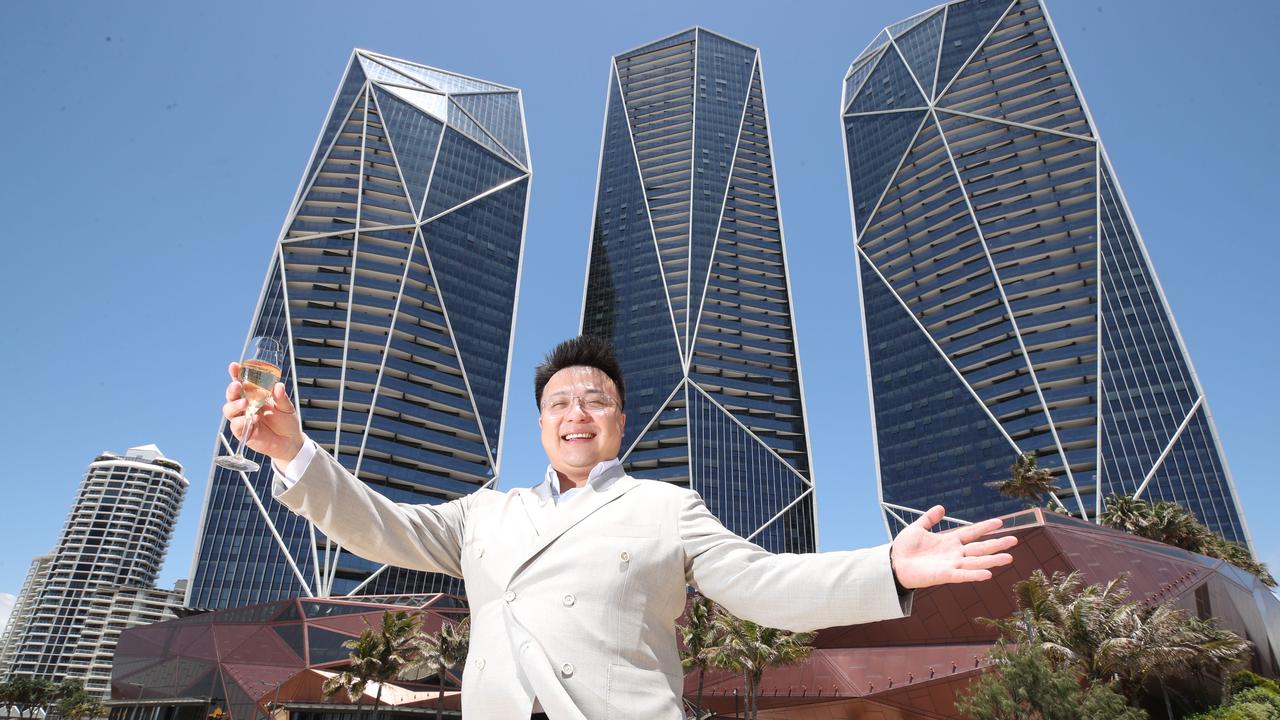 The official launch of the third tower at Jewel. Yutao Li, General Manager for AW Jewel, celebrates the release of the third tower. Picture: Glenn Hampson.