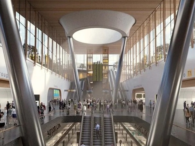 Melbourne Airport Rail Link will feature a new station integrated with terminals . credit: Melbourne Airport