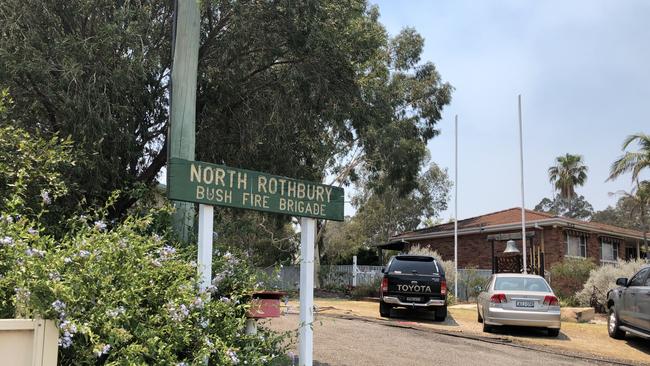 The North Rothbury bush fire station. Pic Amy Ziniak