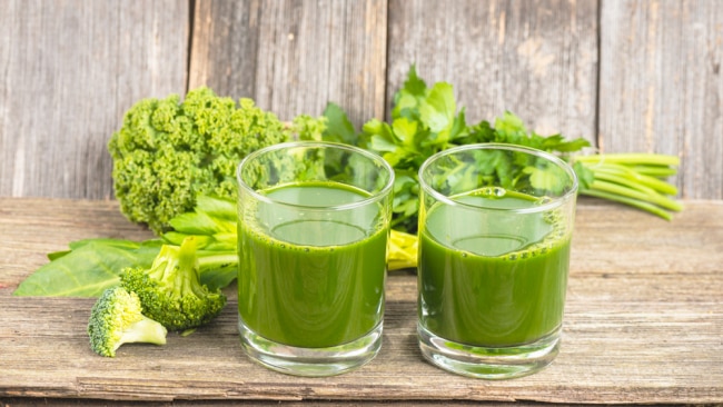 Green powder supplements are packed with nutrients and vitamins. Image: iStock.