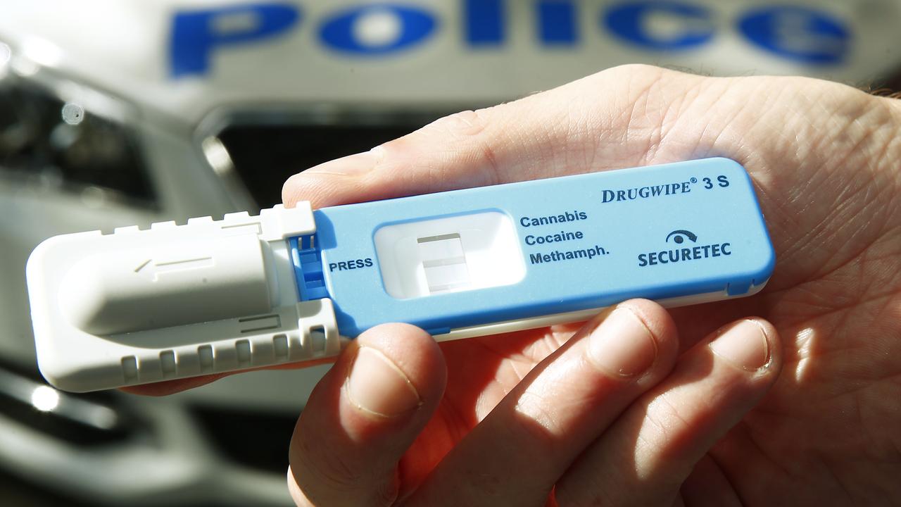 Police have mobile drug test kits, including the Drugwipe that quickly tests for the presence of cannabis, meth and cocaine. Picture: John Appleyard