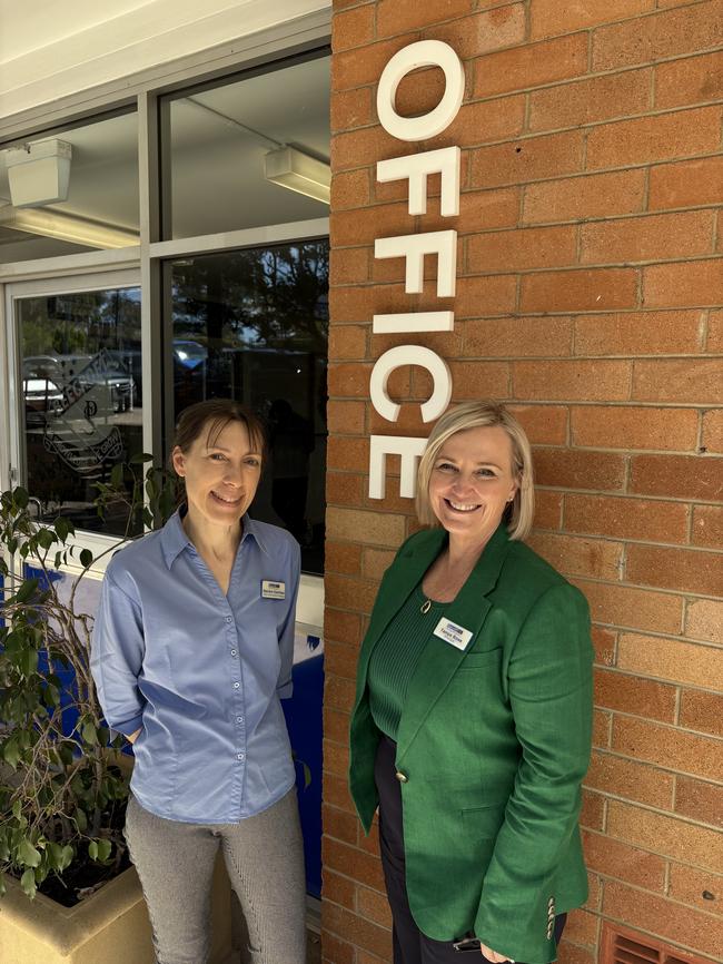 Beecroft Public School principal Tanya Rose (right) and School Administrative Manager Deirdre Familton. Picture: Supplied