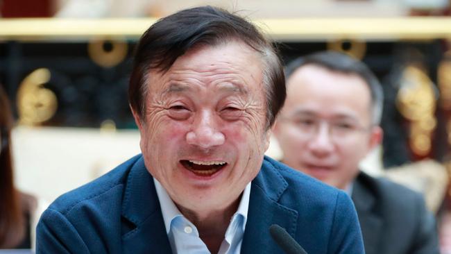 Huawei founder Ren Zhengfei turned roughly $US5000 into billions over three decades, but a new report alleges he and his company had a lot of help doing it. Photo: Huawei / AFP