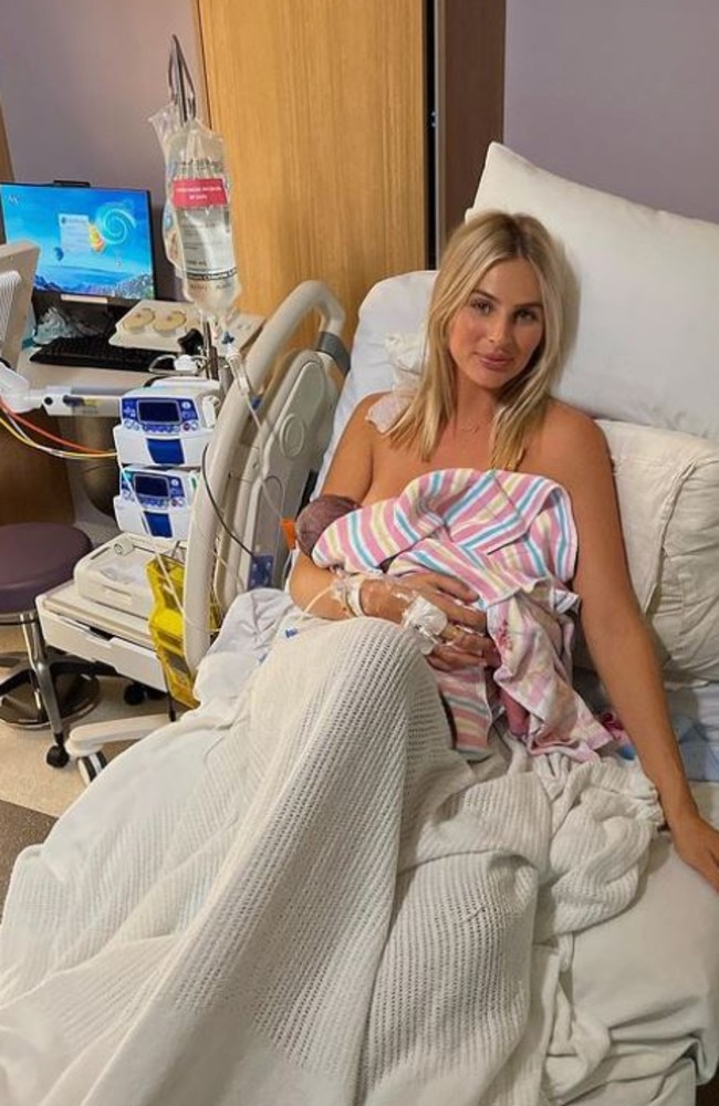 Indy Clinton has given birth to a baby girl. Picture: Instagram/Indy Clinton