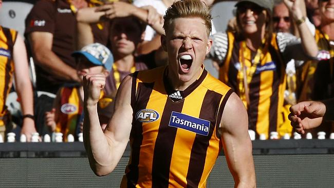 James Sicily is right at home with the Hawks. Picture: Wayne Ludbey