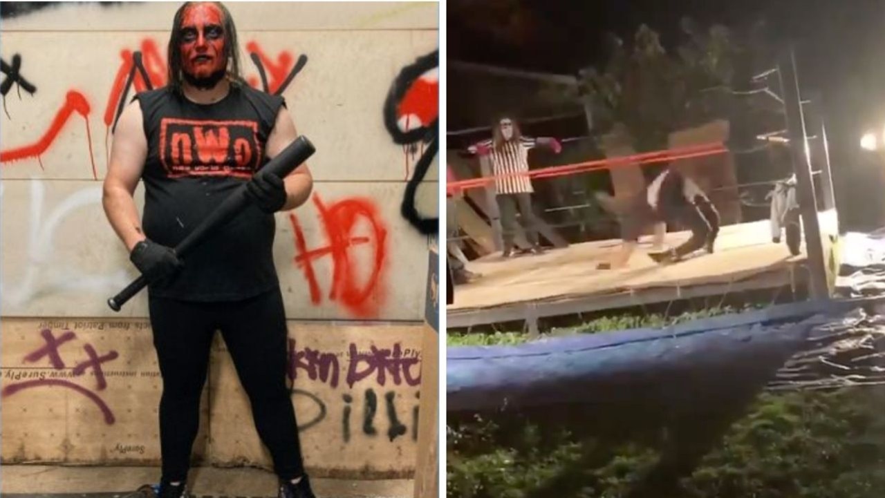 WWE wrestling news Wrestler breaks legs in backyard match, amputation, Justin, GoFundMe page news.au — Australias leading news site