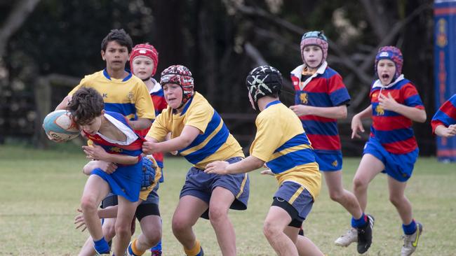 12As Downlands vs TGS. The O'Callaghan Cup played at Downlands College. Saturday, August 6, 2022. Picture: Nev Madsen.