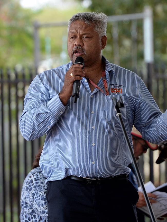 APY Lands manager Richard King. Picture: Bernard Humphreys