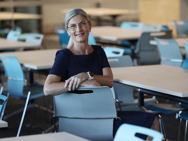 Kath Kayrooz is the principal of Toowong's selective entry high school the Qld Academy of Science, Maths and Technology. Lyndon Mechielsen/The Australia