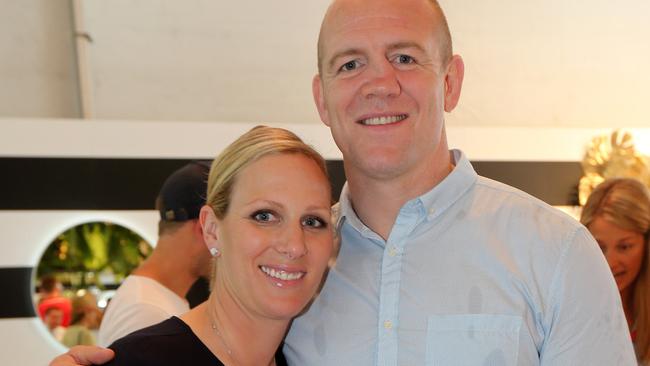 Zara Phillips and her husband Mike Tindall had the crowd in stitches. Picture Mike Batterham