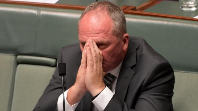 Nationals leadership challenger Barnaby Joyce. Picture: Getty