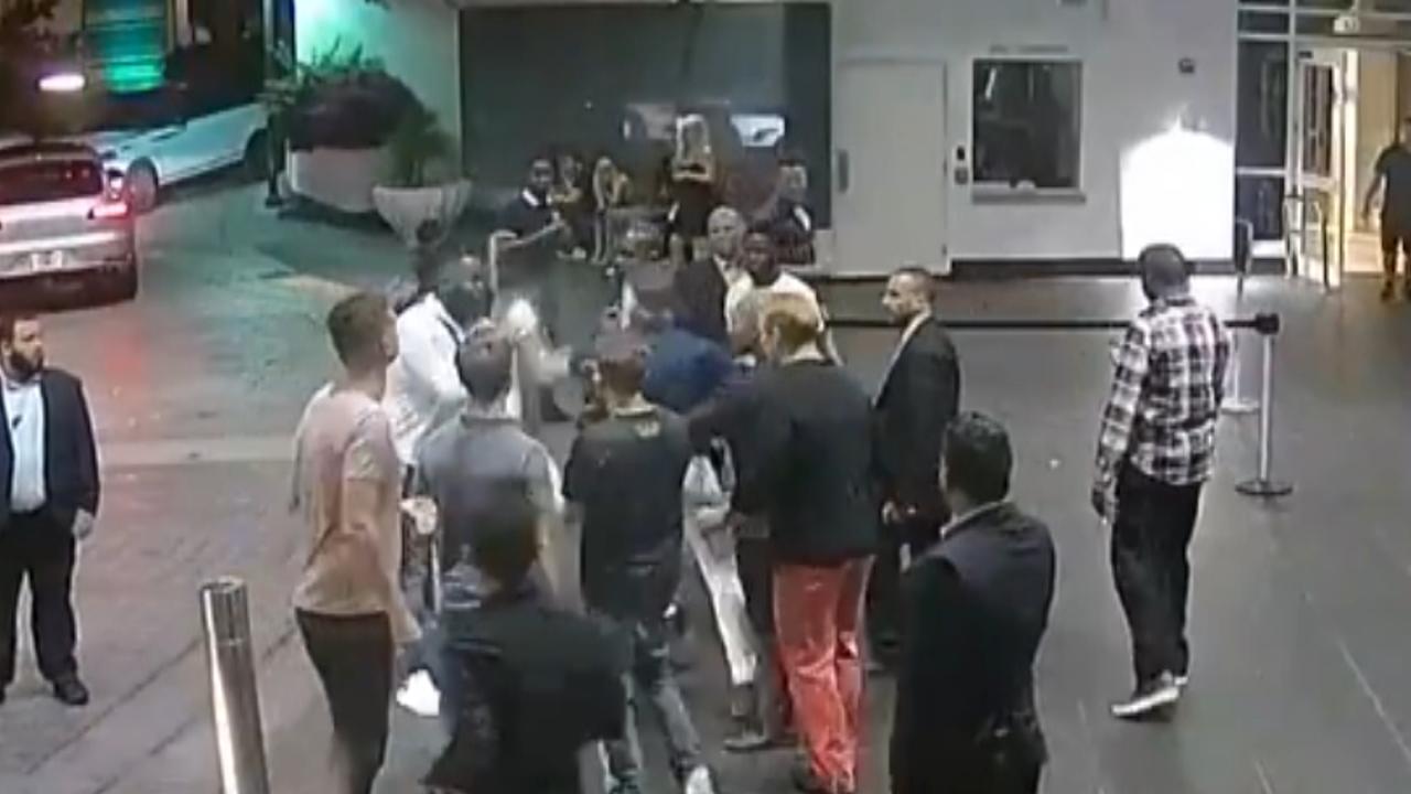 CCTV footage emerges from Conor McGregor's alleged Miami attack.