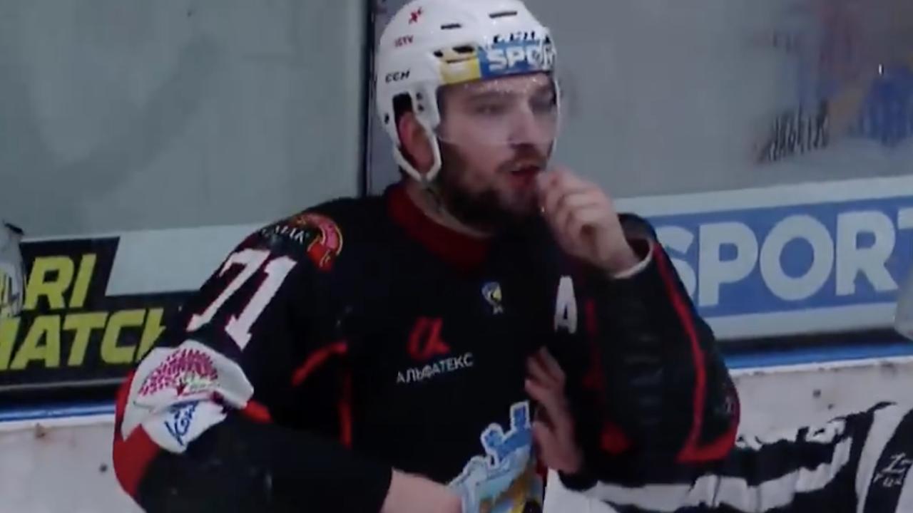HC Kremenchuk forward Andrei Deniskin is copping backlash from the hockey community following a “deplorable act” in a Ukrainian Hockey League game last month.