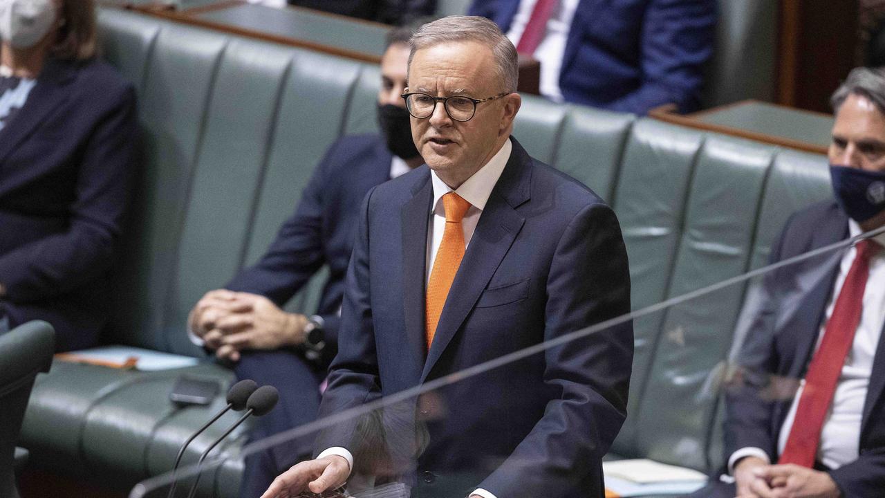 Mr Albanese in the chamber on day one of the 47th parliament. Picture: NCA NewsWire/Gary Ramage