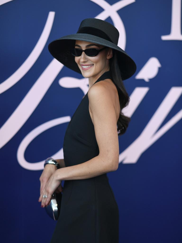 She went with an all-black look. Picture: Wendell Teodoro/Getty Images