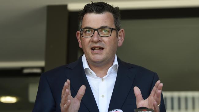 Victorian Premier Daniel Andrews on Wednesday. Picture: Andrew Henshaw