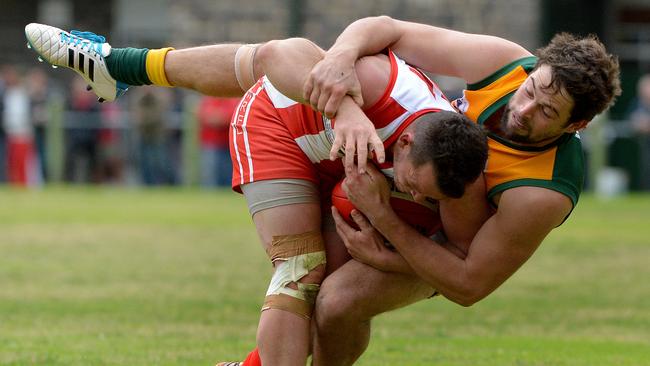 Paul O’Shea has put the breaks on defenders this season in the WRFL. Picture: Adam Elwood