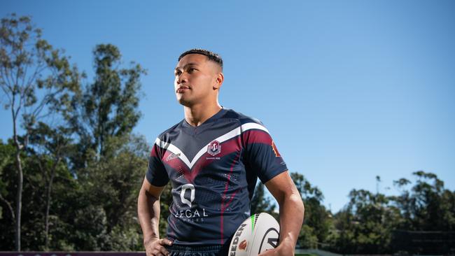 Kulikefu Finefeuiaki of Ipswich is a Cowboys signing. Pic: Brad Fleet