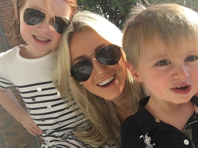 Roxy Jacenko and her children, Hunter & Pixie. Source: Instagram