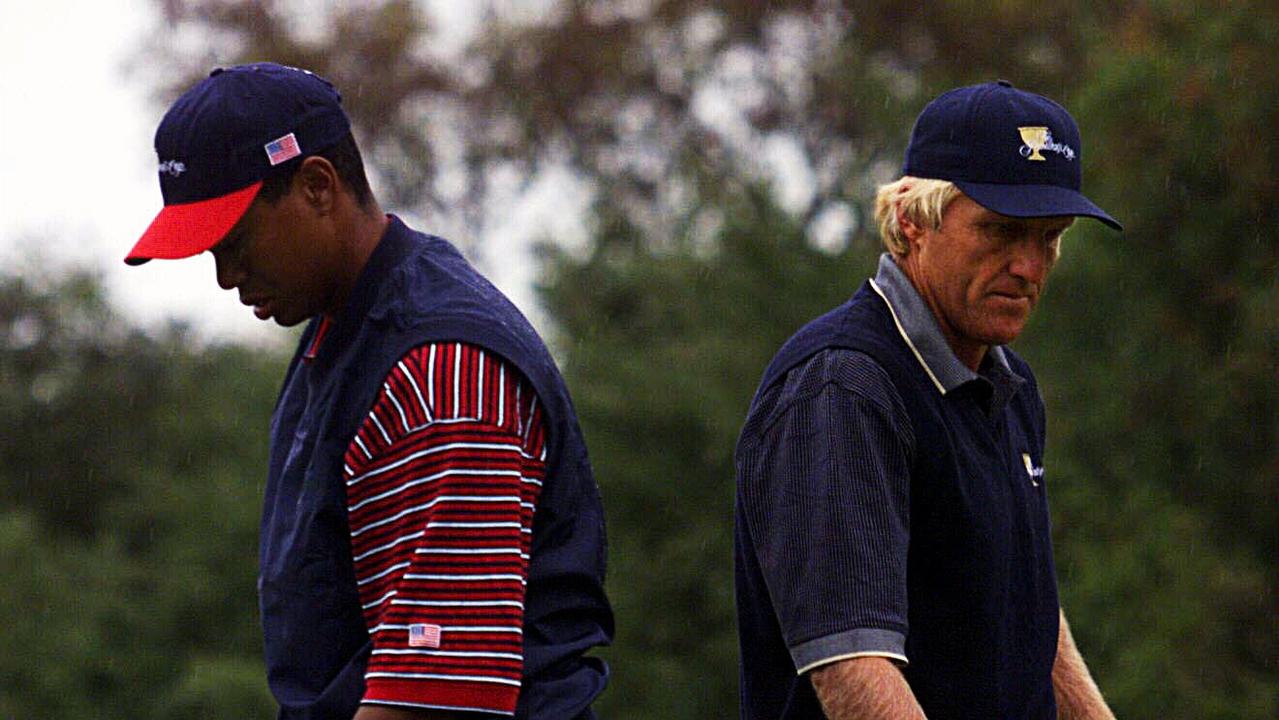 Tiger Woods and Greg Norman have never shared a relationship — and the latter has no idea why.