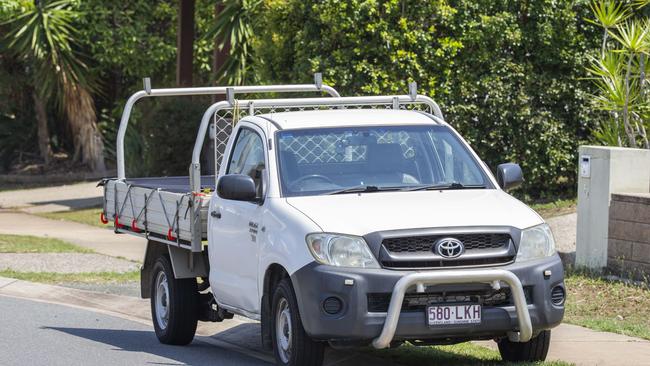 CAUGHT: Windorah police intercepted the 41-year-old man in the white land cruiser last Friday and arrested him. AAP Image/Richard Walker