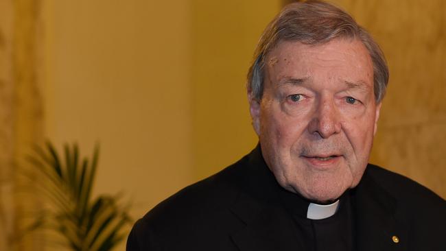 Cardinal George Pell has been interviewed in Rome by Victoria Police officers.