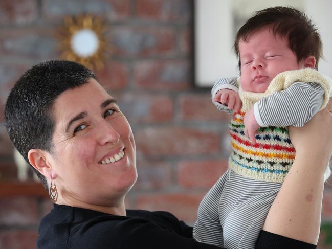 Rocio Albornoz found out at 20 weeks pregnant that she had breast cancer. Drs adapted treatment so that she could continue with the pregnancy and her son Liam Carroll was born six weeks ago. The same surgery was needed to allow Rocio to carry Liam - then at 20 weeks the breast cancer diagnosis and the same week she was told she had gestational diabetes.Rocio with baby Liam 6 weeks.                                                             Picture: David Caird