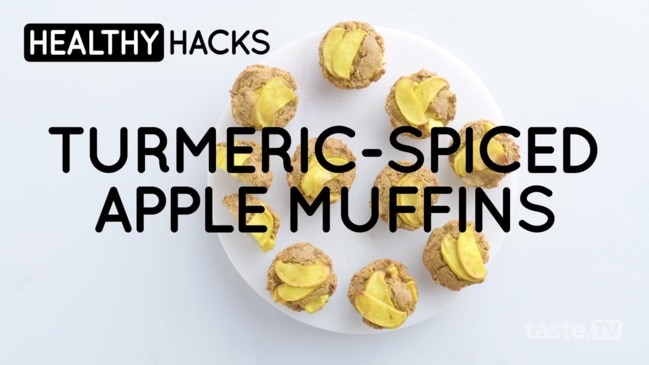 Tumeric Spiced Apple Muffins