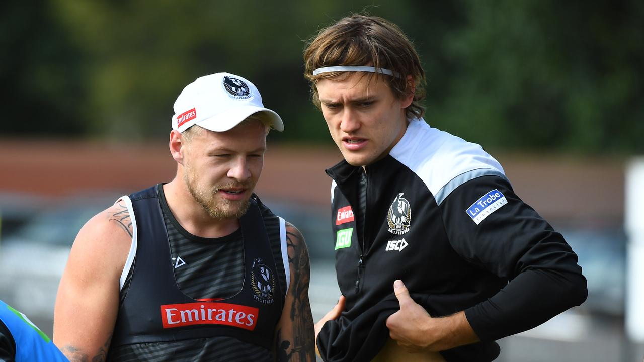 There’ll be lots of trade intrigue around Jordan De Goey and Darcy Moore. Picture; James Ross