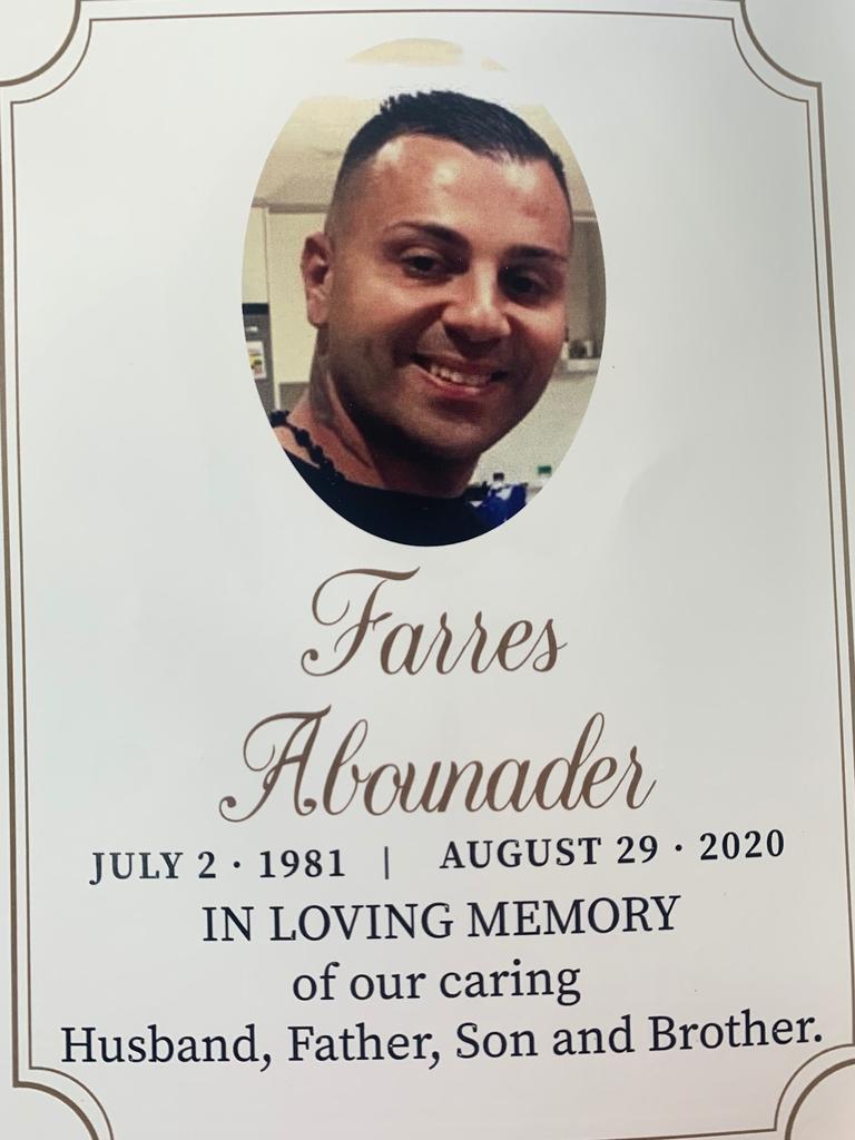 Fares Abounader was shot dead outside his Panania home in front of his wife in 2020.