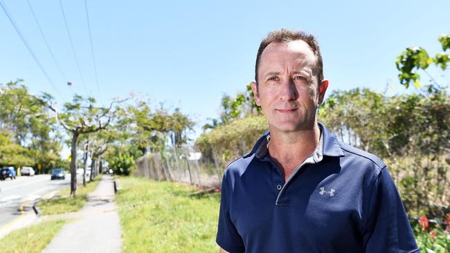 Chris Wright is preparing to take Noosa Council to court after they refused his bid to develop units and office spaces at Tewantin. Picture: Patrick Woods.