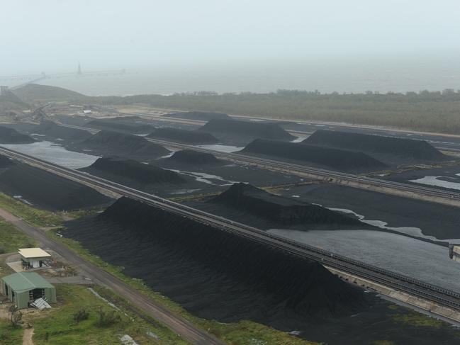 Aerial Pictures. Coal Abbot Point, Bowen.