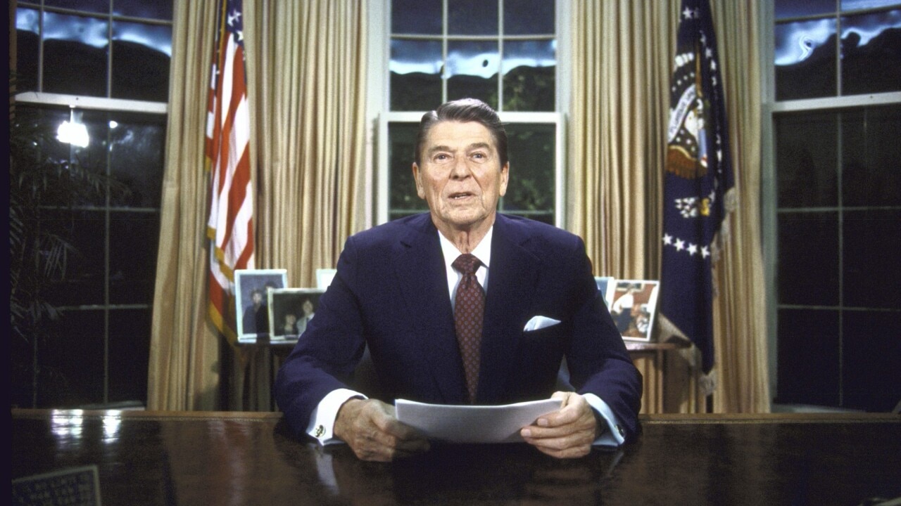 Ronald Reagan’s ‘assertive stance’ during the Cold War led to 'victory and success’
