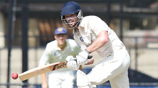 James Dickinson in action for Plenty Valley during the VSDCA grand final. Picture: Josie Hayden