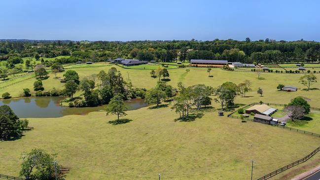 The sprawling property at Mountain View Rd, Maleny.