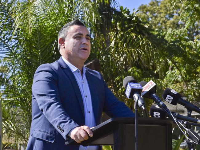 NSW Deputy Premier John Barilaro says border restrictions between NSW ad Victoria could be eased in a measured way to assist businesses. Photo: Jessica Lamb