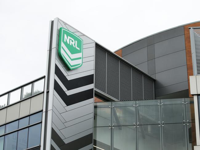 SYDNEY, AUSTRALIA - APRIL 02: A general view of NRL headquarters next to the Sydney Football Stadium redevelopment site on April 02, 2020 in Sydney, Australia. Sport and events held at the stadium continue to be postponed and cancelled under current Coronavirus related restrictions in place across the State. (Photo by Matt King/Getty Images)