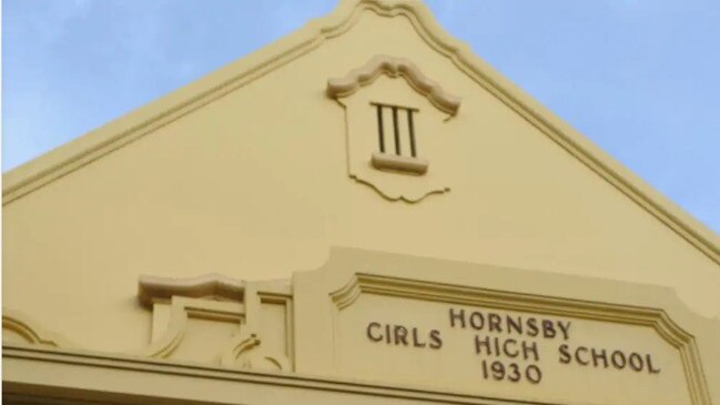 Hornsby Girls High School appeared on the register.