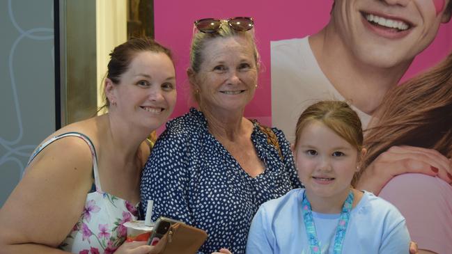 Boxing Day shoppers Katie Shirley, Lanai Atkine and Rhianna Shirley. Picture: Holly Fishlock.