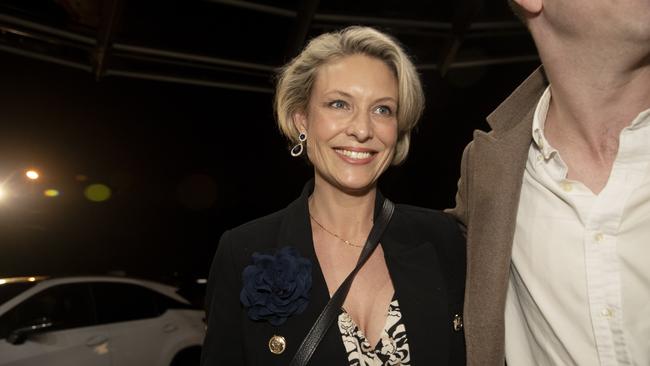 Katherine Deves arrives for the Politics at the Pub evening at Forestville RSL in Sydney last Friday. Picture: Nikki Short