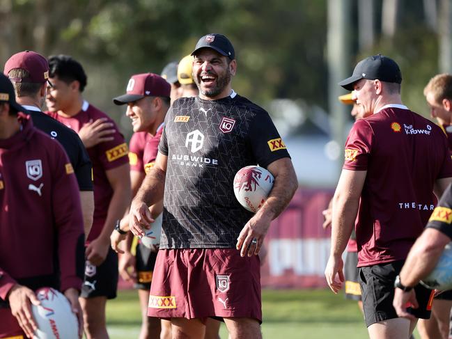 Queensland State of Origin training at Sanctuary Cove.Greg Inglis.Picture: NIGEL HALLETT