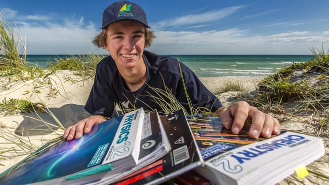 Year 12 student Josh Galland has attained a scholarship at the Victorian Institute of Sport. Picture: Valeriu Campan