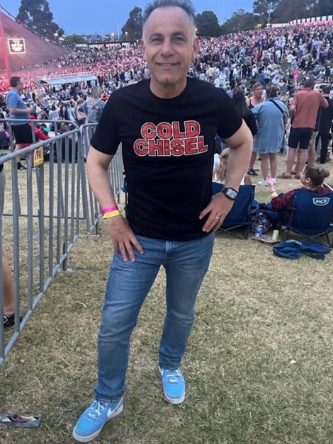 Opposition Leader John Pesutto rocked a Cold Chisel shirt.