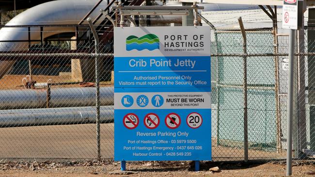 AGL hopes to import gas at Crib Point Picture: Stuart McEvoy