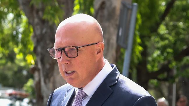 The Coalition outlined a raft of tough new laws proposed to crack down on anti-Semitism on Monday. Picture: NewsWire/ Gaye Gerard