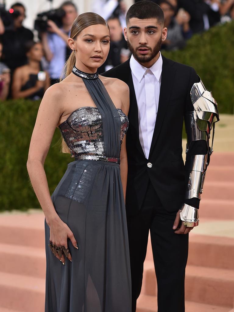 Gigi and Zayn share a one-year-old daughter. Picture: Dimitrios Kambouris/Getty Images