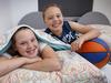 A new study shows that if kids get an extra 54 minutes sleep it is equivalent to an hour of exercise. Sisters, Elodie 10 ready for bed and Imogen 8, ready to play.                Picture: David Caird