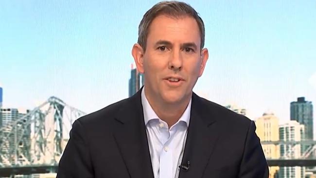 Jim Chalmers during an appearance on the ABC’s Insiders program.